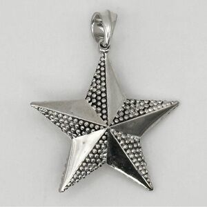 Lagos Caviar Signature Silver Lone Star Pendant